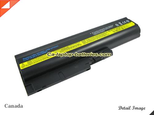 Replacement LENOVO ASM 42T4561 Laptop Computer Battery FRU 42T4560 Li-ion 2600mAh Black In Canada 