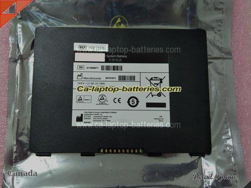 Genuine CARESTREAM P/N993169 Laptop Computer Battery DRX-1 System Li-ion 2510mAh, 2.1Ah  In Canada 