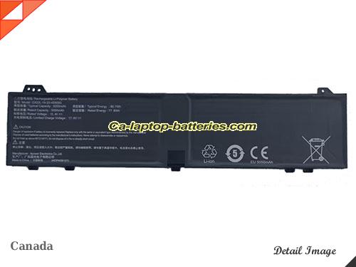 Genuine RTDPART GXIDL-14-20-4S5050 Laptop Computer Battery GX-14-20-4S5050 Li-ion 5200mAh, 80.1Wh  In Canada 