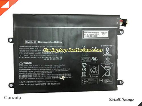 Genuine HP 859470-421 Laptop Computer Battery 8594701B1 Li-ion 4221mAh, 33Wh Black In Canada 
