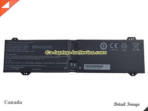 Genuine MECHREVO PHID1-13-17-4S1P-0 Laptop Computer Battery PHID113174S1P0 Li-ion 6450mAh, 99.9Wh  In Canada 