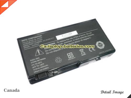 Replacement BENQ DHR500 Laptop Computer Battery SQU-505 Li-ion 4800mAh Black In Canada 