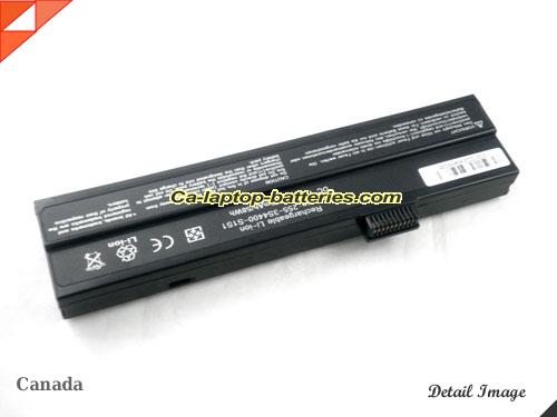 Replacement UNIWILL 3S6600-S1S1-02 Laptop Computer Battery 63-UG5023-6A Li-ion 4400mAh Black In Canada 