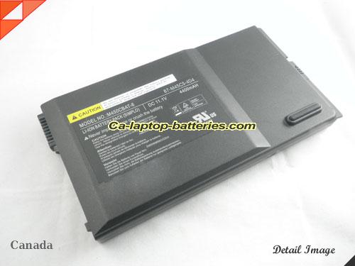 Replacement CLEVO 87-M45CS-4D4 Laptop Computer Battery M450CBAT-6 Li-ion 4400mAh Black In Canada 