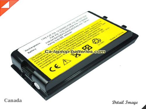 Replacement LENOVO 121ZL030CASM Laptop Computer Battery 121ZL030C/ASM Li-ion 4400mAh, 48Wh Black In Canada 