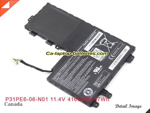 Genuine TOSHIBA P31PE6-06-N01 Laptop Computer Battery  Li-ion 4160mAh, 50.73Wh Black In Canada 