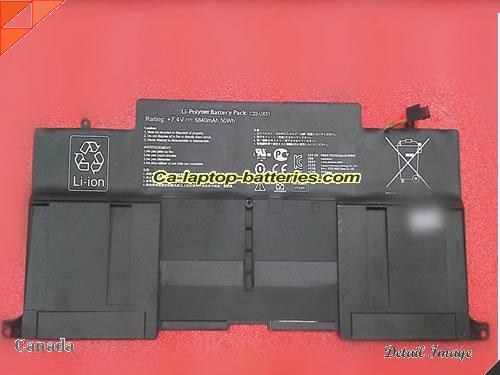 Genuine ASUS C22UX31 Laptop Computer Battery C22-UX31 Li-ion 6840mAh, 50Wh Black In Canada 