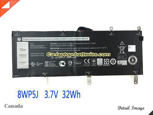 Genuine DELL 069Y4H Laptop Computer Battery 08WP5J Li-ion 32Wh Black In Canada 