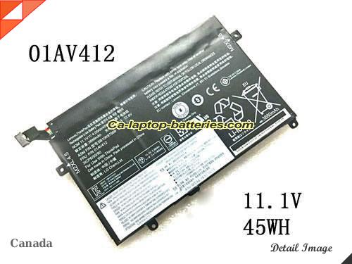 Genuine LENOVO 01AV412 Laptop Computer Battery SB10K97569 Li-ion 4050mAh, 45Wh Black In Canada 