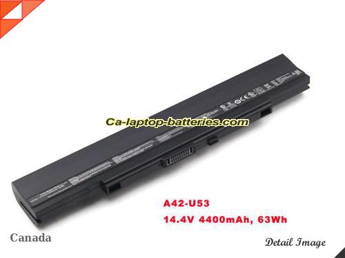 Genuine ASUS A32U53 Laptop Computer Battery 70NZL1B3000Z Li-ion 4400mAh, 63Wh Black In Canada 