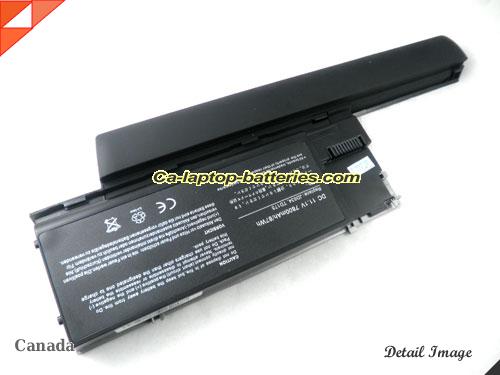 Replacement DELL TD116 Laptop Computer Battery 0KD495 Li-ion 7800mAh Black+Grey In Canada 