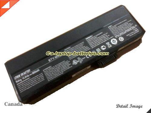 Replacement MSI BTY-M45 Laptop Computer Battery 91NMS14LD4SW1 Li-ion 8800mAh Black In Canada 