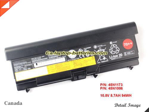 Genuine LENOVO 42T4753 Laptop Computer Battery 42T4799 Li-ion 94Wh, 8.7Ah Black In Canada 