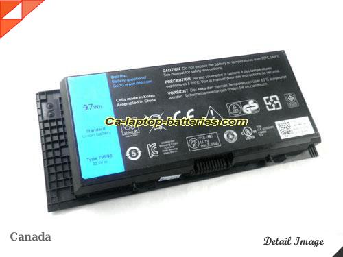 Genuine DELL 45111744 Laptop Computer Battery R7PND Li-ion 97Wh Black In Canada 