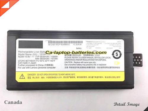 Genuine LENOVO 121001787 Laptop Computer Battery  Li-ion 9930mAh, 108Wh Black In Canada 