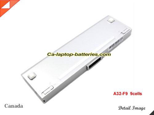 Replacement ASUS 90-NER1B1000Y Laptop Computer Battery A31-F9 Li-ion 7800mAh White In Canada 