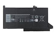 Original DELL DJ1J0 battery 11.4V 3680mAh, 42Wh  Black