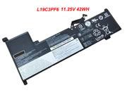 Genuine LENOVO 3ICP4/55/90 Laptop Computer Battery L19C3PF6 Li-ion 3735mAh, 42Wh 