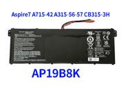 Original ACER KT00304013 battery 11.25V 3831mAh, 43Wh  Black