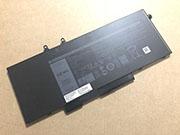 Original DELL P98G battery 7.6V 8500mAh, 68Wh  Black