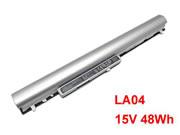 Original HP LA04 battery 15V 2620mAh, 41Wh  Silver