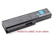 Original TOSHIBA PABAS228 battery 10.8V 4400mAh Black