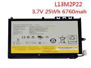 Canada Genuine LENOVO 1ICP4/83/103-2 Laptop Computer Battery L13N2P21 Li-ion 6760mAh, 25Wh Black