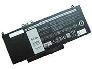 Original DELL R0TMP battery 7.6V 8260mAh, 62Wh  Black