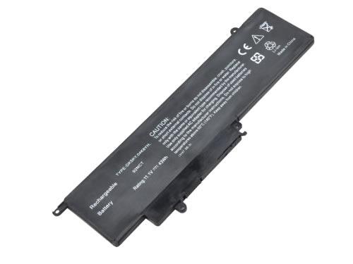 Replacement DELL P20T003 battery 11.1V 3800mAh, 43Wh  Black