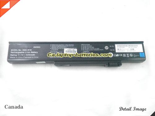  image 5 of GATEWAY MX6444h Replacement Battery 5200mAh 11.1V Black Li-ion