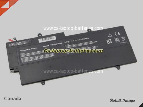  image 5 of TOSHIBA PT23LC-009001 Replacement Battery 3100mAh, 47Wh  14.8V Black Li-Polymer