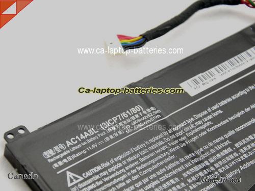  image 2 of ACER VN7-591G-55N2 Replacement Battery 4605mAh, 52.5Wh  11.4V Black Li-ion