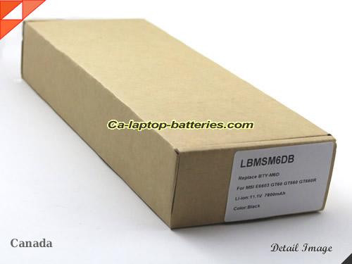  image 5 of MS-16F2 Battery, Canada Li-ion Rechargeable 7800mAh, 87Wh  MSI MS-16F2 Batteries