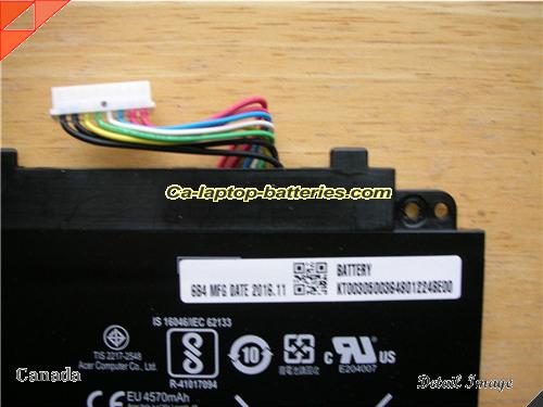  image 3 of Genuine ACER Aspire S5-371-5693 Battery For laptop 4670mAh, 53.9Wh , 11.55V, Black , Li-ion