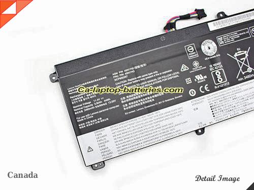  image 3 of SB10K12721 Battery, Canada Li-ion Rechargeable 3900mAh, 44Wh  LENOVO SB10K12721 Batteries