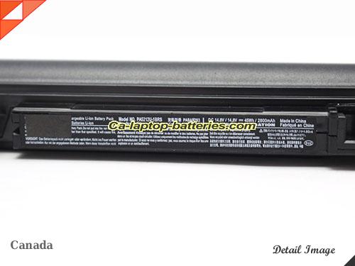  image 5 of Genuine TOSHIBA Satellite Pro R50-B-11F Battery For laptop 2800mAh, 45Wh , 14.8V, Black , Li-ion