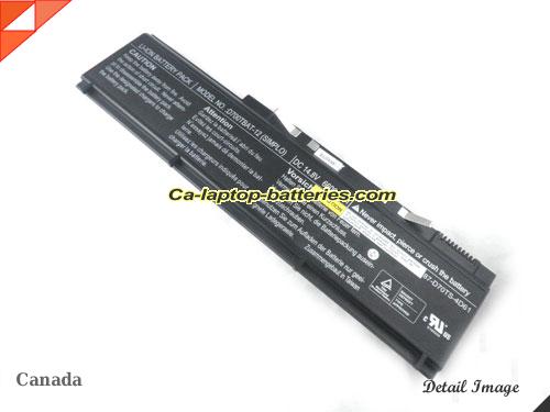  image 2 of Genuine CLEVO PortaNote D700T Battery For laptop 6600mAh, 14.8V, Black , Li-ion