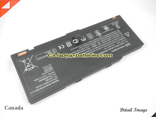  image 1 of HP hstnn-03k Replacement Battery 3800mAh, 59Wh  14.8V Black Li-ion