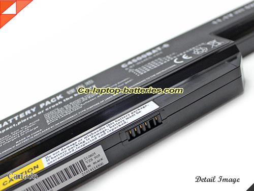  image 5 of 6-87-C480S-4P43 Battery, Canada Li-ion Rechargeable 5200mAh, 58Wh  CLEVO 6-87-C480S-4P43 Batteries