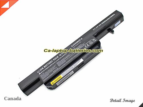  image 2 of Genuine CLEVO C5500QC Battery For laptop 5200mAh, 58Wh , 11.1V, Black , Li-Polymer