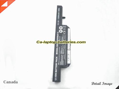  image 3 of Genuine CLEVO C5500QC Battery For laptop 5200mAh, 11.1V, Black , Li-ion