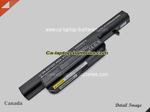  image 2 of Genuine CLEVO W258WSQ Battery For laptop 5200mAh, 58Wh , 11.1V, Black , Li-Polymer