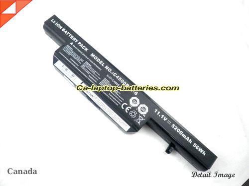  image 1 of Genuine CLEVO W270HU Battery For laptop 5200mAh, 11.1V, Black , Li-ion