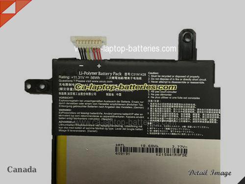  image 2 of Genuine ASUS UX305LA-1AFA Battery For laptop 4951mAh, 56Wh , 11.31V, Black , Li-ion