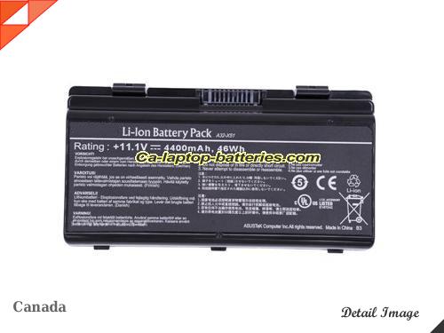  image 1 of 70-NJ51B1000Z Battery, Canada Li-ion Rechargeable 4400mAh, 46Wh  ASUS 70-NJ51B1000Z Batteries