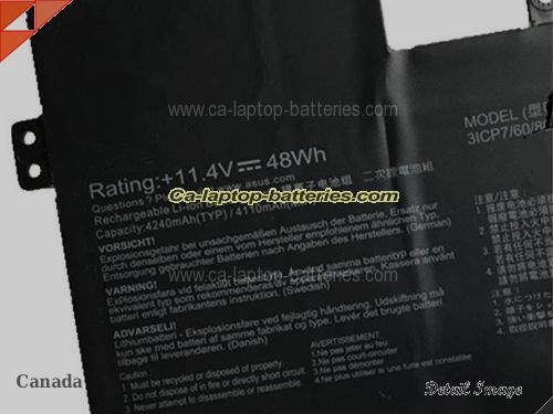  image 2 of Genuine ASUS UX510UW-1A Battery For laptop 4240mAh, 48Wh , 11.4V, Black , Li-ion