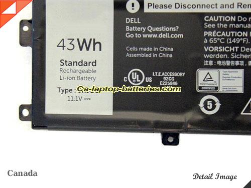  image 2 of 5R9DD Battery, CAD$72.17 Canada Li-ion Rechargeable 3800mAh, 43Wh  DELL 5R9DD Batteries