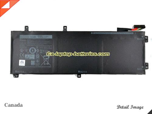  image 5 of Genuine DELL XPS 15-9560-D1645 Battery For laptop 4865mAh, 56Wh , 11.4V, Black , Li-ion