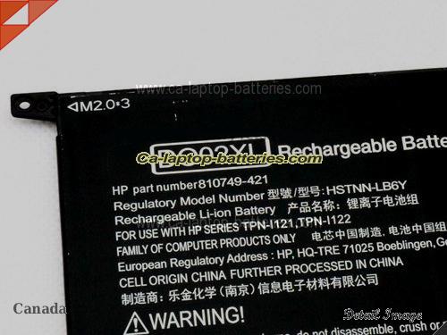  image 2 of Genuine HP Pavilion x2 10-j013tu(K2N76PA) Battery For laptop 8390mAh, 33Wh , 3.8V, Black , Li-ion