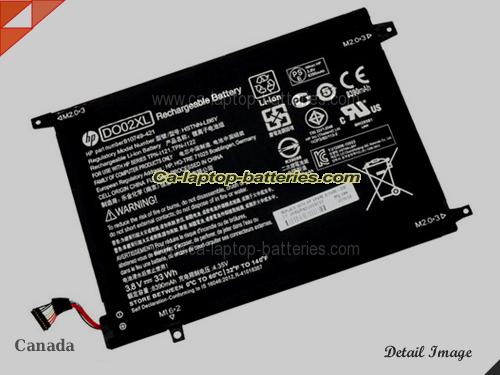  image 5 of Genuine HP Pavilion x2 10-j013tu(K2N76PA) Battery For laptop 8390mAh, 33Wh , 3.8V, Black , Li-ion